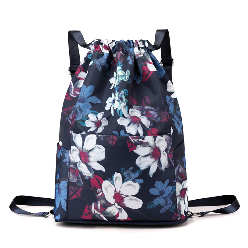 736 Blue Bottom Flowers